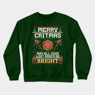 Merry Critmas Healer Crewneck Sweatshirt